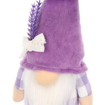 gnome gnome ЛАВАНДОВАЯ ФИГУРКА ВЕСЕННЕГО УКРАШЕНИЯ 20 СМ