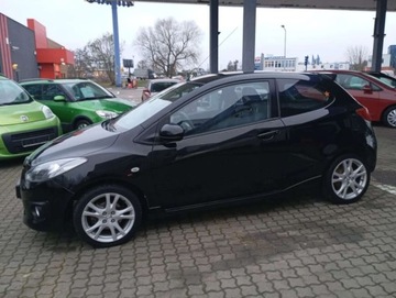 Mazda 2 II Hatchback 5d 1.5 103KM 2009 Mazda 2 1.5 Dynamic PROSTA benzyna 140 tys.km BOGATA wersja 1.5 Benzyna, zdjęcie 6
