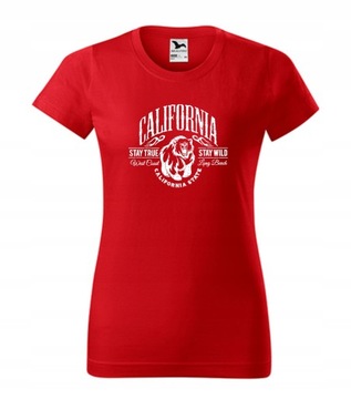 Koszulka T-shirt CALIFORNIA Stay True Stay Wild