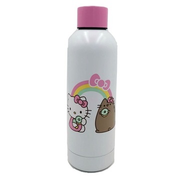 PUSHEEN i KITTY termos ze stali, bidon 530ml