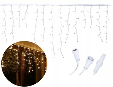 SOPLE GIRLANDA FLESZ FLASZ ISKRZENIE KURTYNA 9,5m
