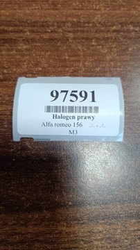 ALFA ROMEO 156 HALOGEN PRAVÝ