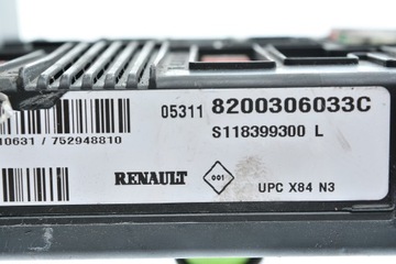 Модуль UPC X84 N3 SCENIC 8200306033C S118399300L ПОВРЕЖДЕН