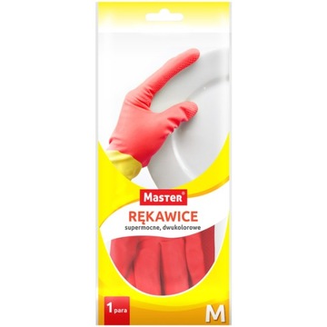 СУПЕРПРОЧНЫЕ ПЕРЧАТКИ, ДВУХЦВЕТНЫЕ M