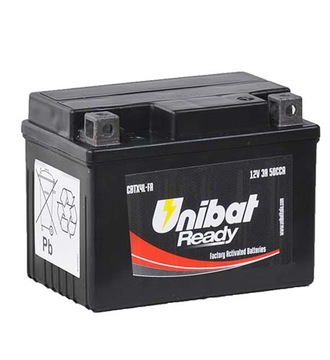 AKUMULATOR UNIBAT CBTX4L-FA 12N4-3B YTX4L-BS SKUTERY 50ccm