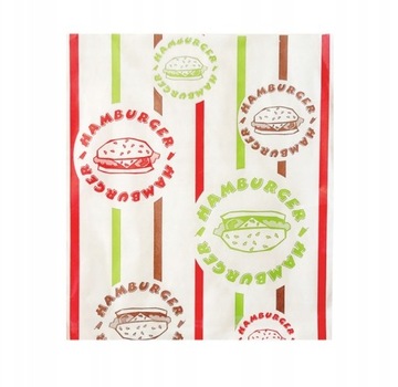 Torebki papierowe PE Hamburger Mały 12x14cm 200szt
