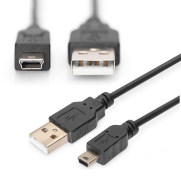KABEL MINI USB KAMERA REJESTRATOR NAWIGACJA 1,8m