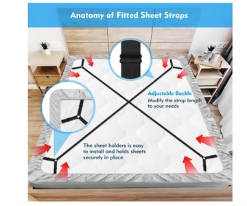 2 ЗАЖИМА, КРЕПЛЕНИЕ ЖГУТА, КРЕПЛЕНИЕ ГЛАЖЕННОЙ ПРОСТЫНИ, ОРГАНИЗАТОР КРОВАТИ