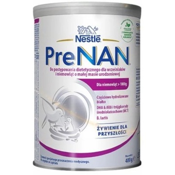 NESTLE PRENAN dla wcześniaków i niemowląt 400 g