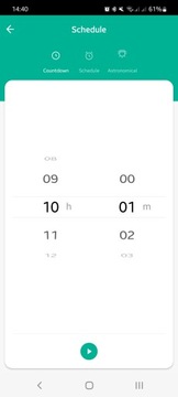 Розетка TUYA WIFI Ваттметр Таймер SMART PLUG Программатор времени WOOX