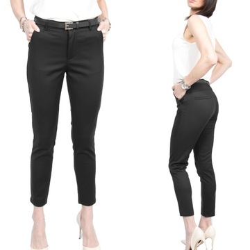 #CL ELEGANCKIE SPODNIE CYGARETKI Push-up roz.44