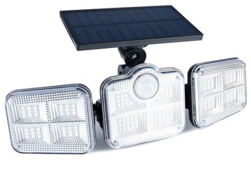 LAMPA SOLARNA LED CZUJNIK RUCHU ZMIERZCHU MODUŁOWA