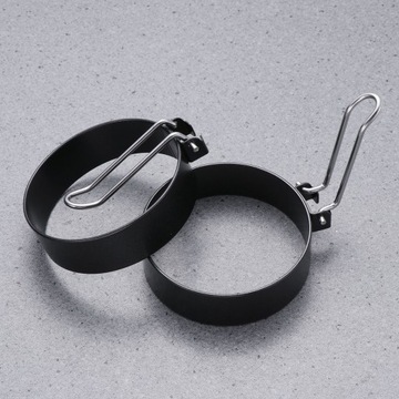 Okrągły pierścień do formowania jajek metalowy omlet