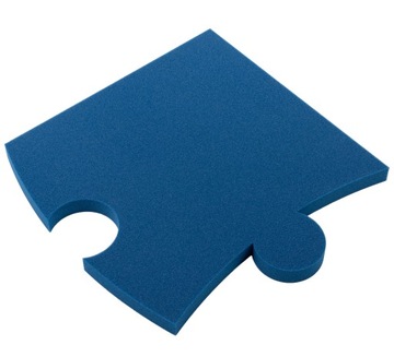 Panele puzzle dekoracyjne akustyczne 43,4x45cm 3cm POKÓJ DZIECIĘCY granat.