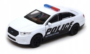FORD POLICE INTERCEPTOR MODEL WELLY 1:34 BIAŁY