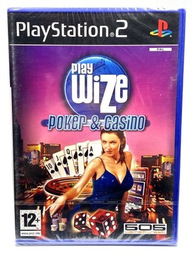 PLAYWIZE: POKER & CASINO | PS2 | NOWA | FOLIA | PLAYSTATION 2 | PLAY WIZE
