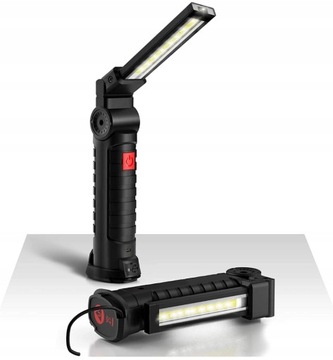 БОЛЬШАЯ ЛАМПА ДЛЯ МАСТЕРСКОЙ СВЕТОДИОДНАЯ COB МАГНИТ USB