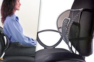 МАССАЖНАЯ ПОДУШКА ДЛЯ СПИНКИ НА СПИНКУ СТУЛА