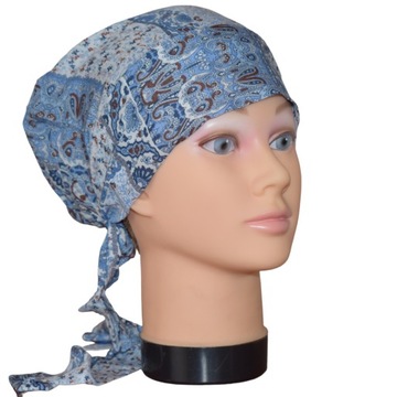ELEGANCKA CHUSTKA TURBAN NA GŁOWĘ PO CHEMIOTERAPII