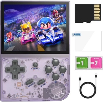 PRZENOŚNA KONSOLA DO GIER RETRO RĘCZNA 3.5 CALA IPS 640*480 Z KARTĄ 64G