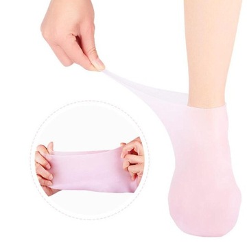 Увлажняющие силиконовые носки от потрескавшихся ног для женщин и мужчин.