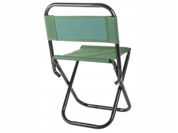 СКЛАДНОЙ ТУРИСТИЧЕСКИЙ СТУЛ ДЛЯ РЫБАЛКИ КЕМПИНГА СО СПИНКОЙ
