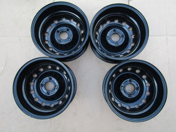 4× DISK OCELOVÝ CITROEN OE PEUGEOT 206 C2 C3 5.5" X 14" 4X108 ET 34