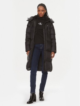 Płaszcz puchowy z kapturem Calvin Klein Jeans S