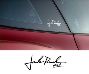 НАКЛЕЙКА FORD PERFORMANCE ДЖЕК РУШ МУСТАНГ С ПОДПИСЬЮ