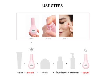 Watermelon Glow Niacinamide Dew Drops Serum Makeup Primer Cream -