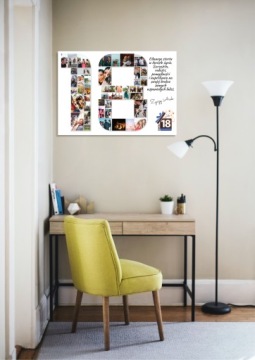 Коллаж на 18 лет, Подарок на взрослую жизнь, Большой формат А2