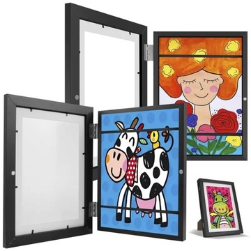 Рамка для хранения детских произведений искусства FRAMELET Black