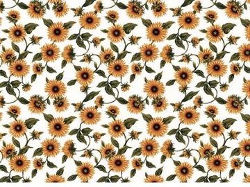 Скатерть клеенчатая по размеру ПОДСОЛНУХИ