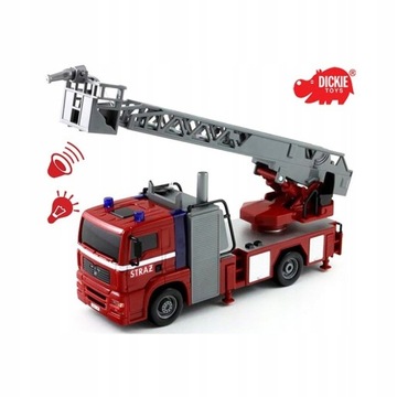 DICKIE SOS Straż pożarna City Fire Engine Światła