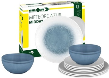 Zestaw obiadowy Midday Meteore Azur Brunner