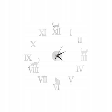 DIY Wall Clock 3D Mirror Clock Creative Acryl