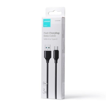 Szybkie Ładowanie mocny KABEL USB type-C typ C usb-c 3A 2m QC 3.0 poco moto