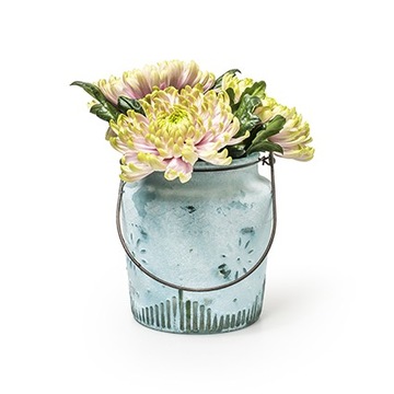 Фонарь с ручкой, солнечный синий