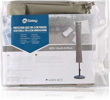 SEKEY GARDEN ЧЕХОЛ ДЛЯ ЗОНТА 200 см x 150 см