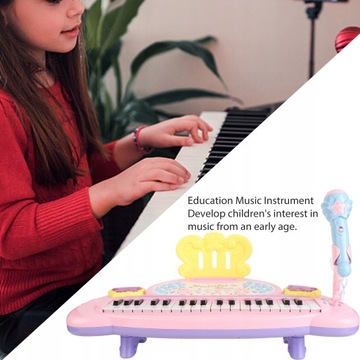 КЛАВИАТУРА С МИКРОФОНОМ ДЛЯ ДЕТСКОГО ПИАНО