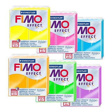 FIMO EFFECT MASA PLASTYCZNA ZESTAW NEON 6 KOL