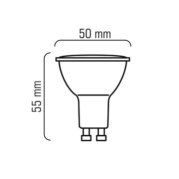 Светодиодная лампа GU10 5 Вт=40 Вт 470 лм RGB CCT 120° с регулируемой яркостью WIFI TUYA SMART LIFE