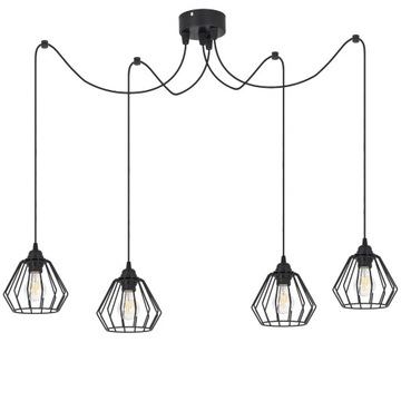 LAMPA WISZĄCA SUFITOWA PAJĄK DIAMENT BRYLANT LED