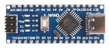 Nano v3.0 ATmega328P CH340 zlutowany USB-C kompatybilny z Arduino