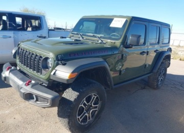 Jeep Wrangler IV 2024 Jeep Wrangler 2024r., 4-door Rubicon 4x4, 3.6L, od ubezpieczalni 3.6 289KM, zdjęcie 2