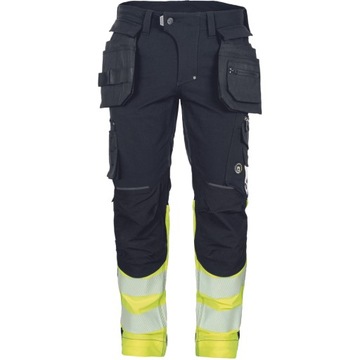 Spodnie robocze slim stretch elastyczne dekarskie NORDICS odblaskowe 52