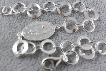 БРАСЛЕТ ДЛЯ НАПИТКОВ БОКОВАЯ МЕДАЛИТ, серебро ок. 7 г.