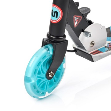 ДЕТСКИЙ СКУТЕР METEOR DRAGON FOLDABLE ABEC-7 82A два светодиодных тормоза