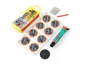 Набор патчей, ремкомплект для ремонта камер велосипеда EXPAND, 9 шт.