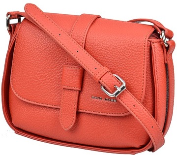 DAVID JONES Torebka Damska Listonoszka pasek LOGO crossbody